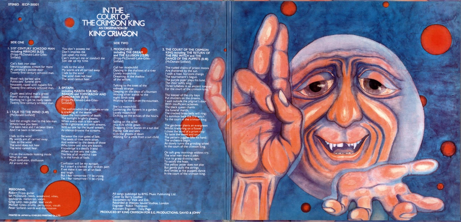 Where can I watch King Crimson?