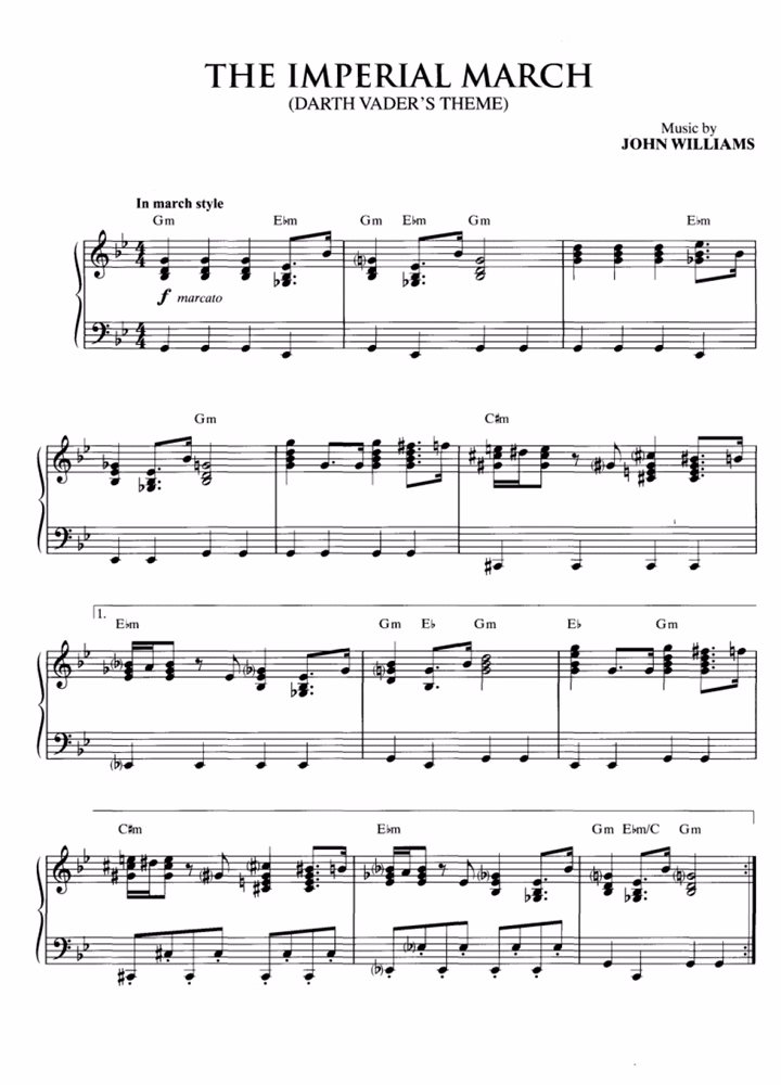 Who sung the Imperial March (Darth Vader's theme) song?