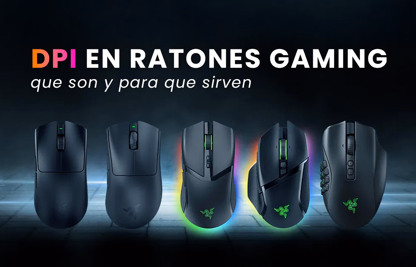 ¿Cómo afecta el DPI al movimiento del cursor?