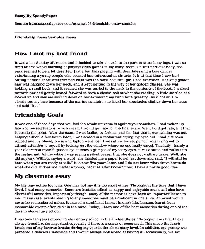 How many writing prompts are there about friendship?