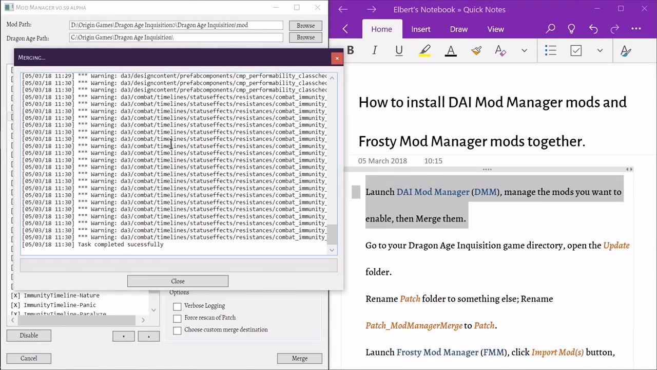 Does Dragon Age Inquisition have a mod manager?