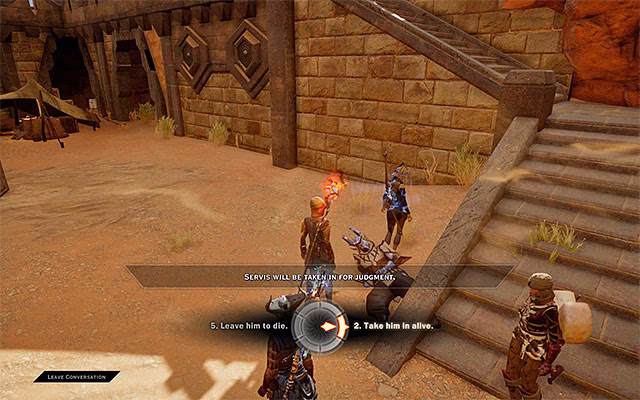 What does Servis do in Dragon Age Inquisition?