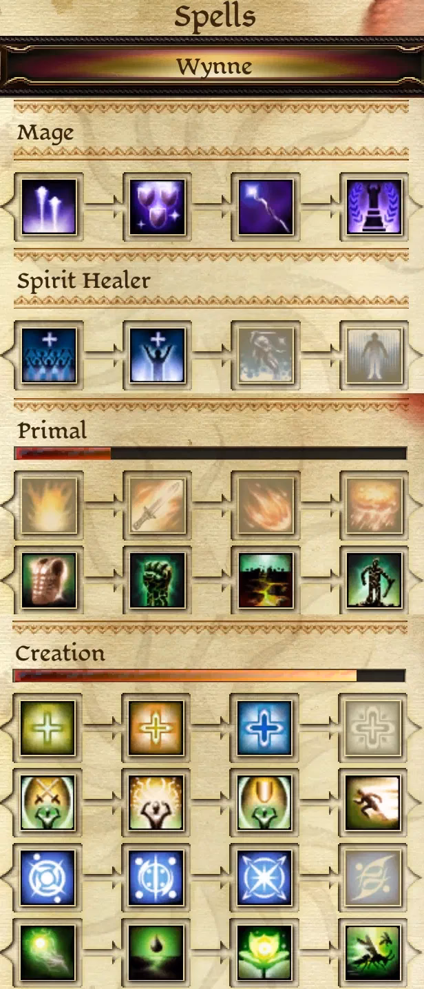 What are the best spell combos in origins?