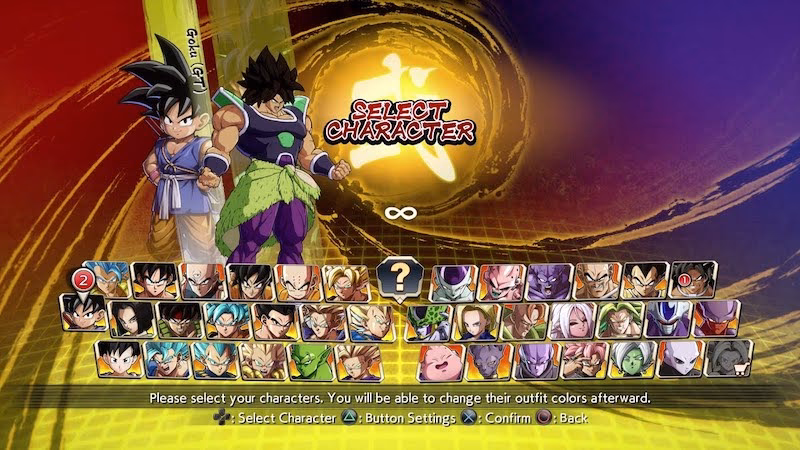 Who are the main characters in Dragon Ball FighterZ?