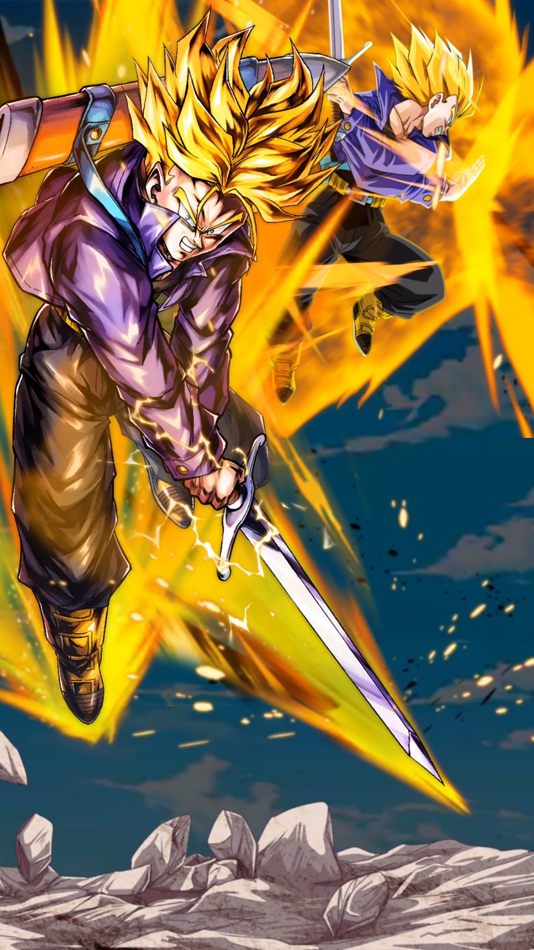 Is Dragon Ball Z's Trunks ready for battle?