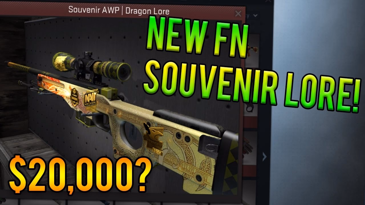 How much does the souvenir AWP & Dragon Lore cost?