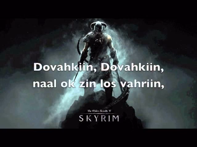 What is 'dragonborn' in Skyrim?