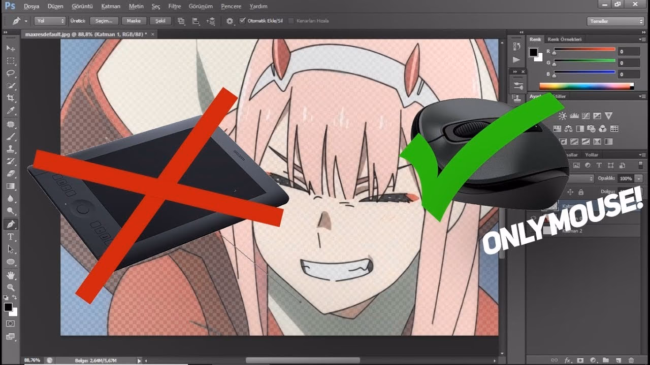 How to draw using a mouse?