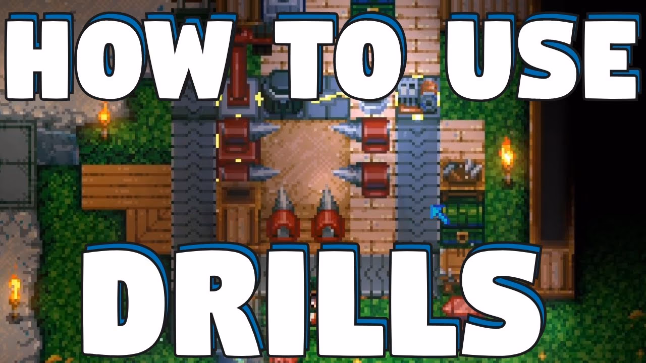 How do I manually collect ores from the drill in core keeper?