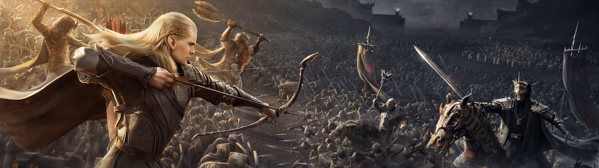 How many Lord of the rings dual monitor wallpapers are there?