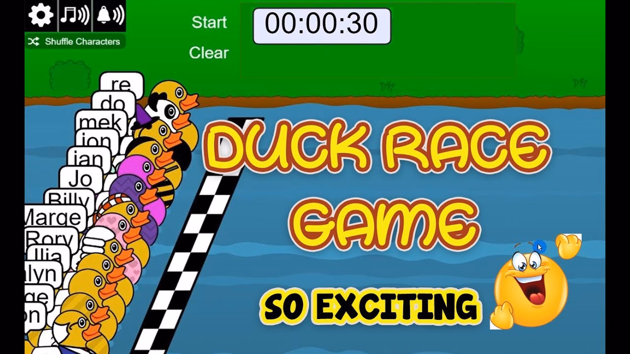 Why is the duck race last place?