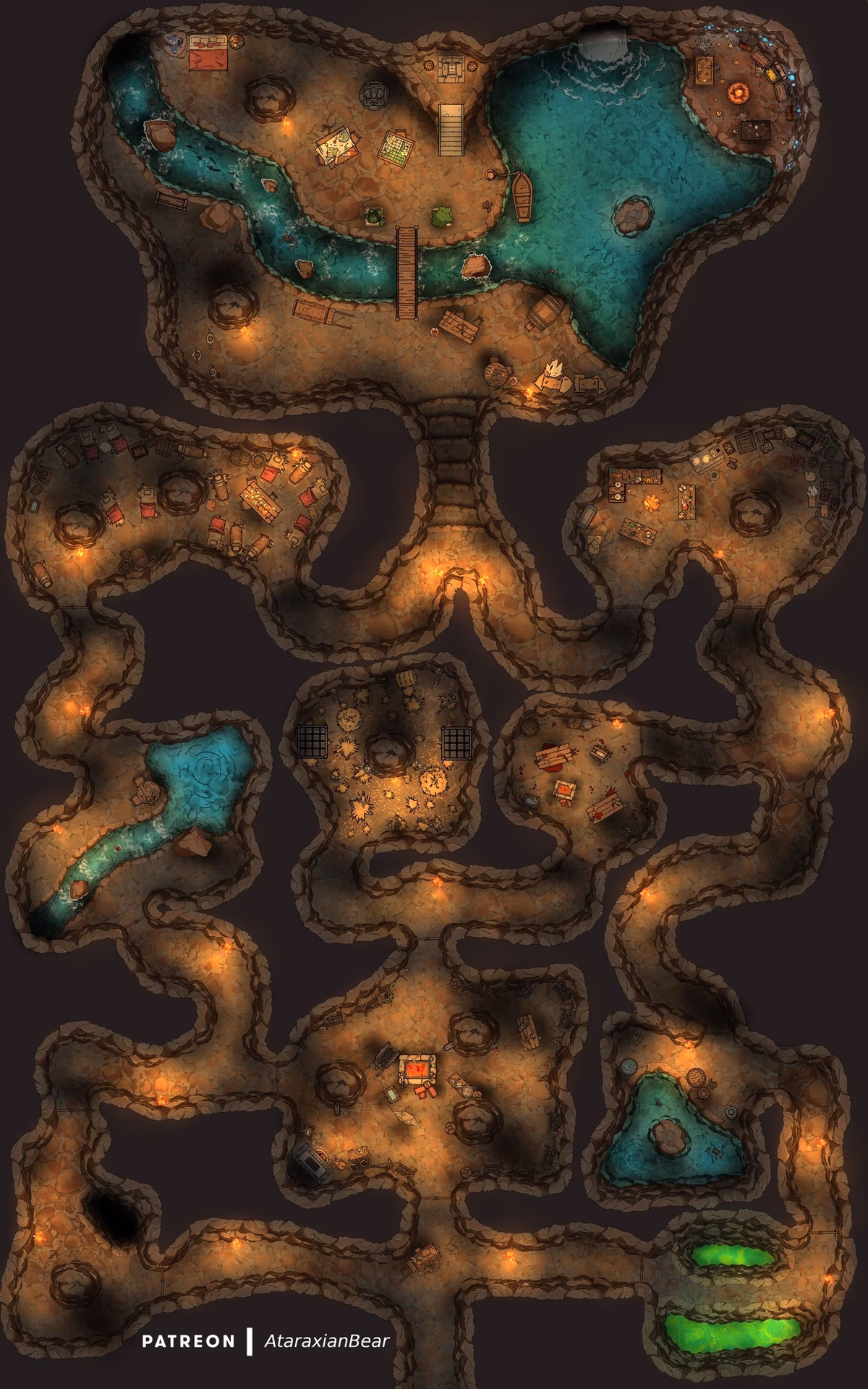 Where can I find a dungeon map?