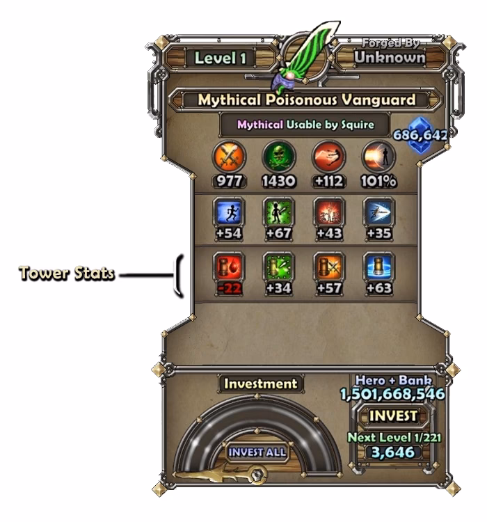 Does Dungeon Defenders Awakened have Hero Stats?