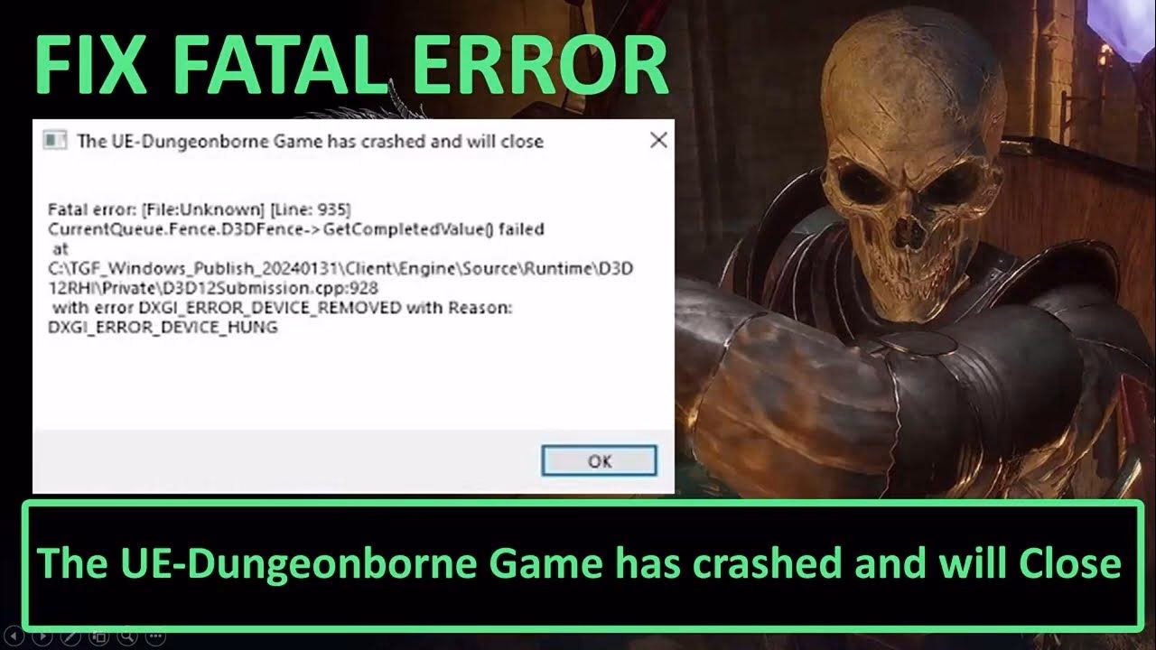 What can I do if dungeonborne is not working?