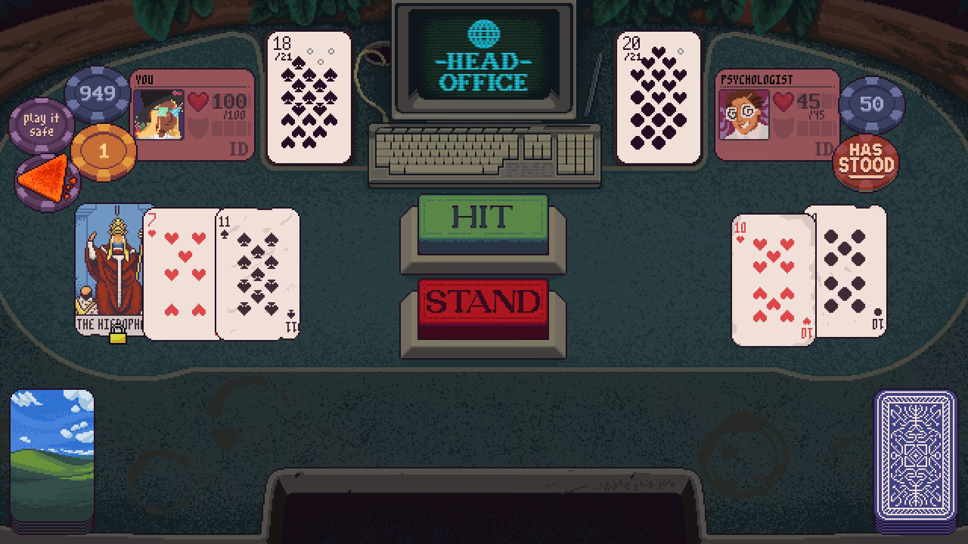 What pixel art style does Dungeons & degenerate Gamblers use?