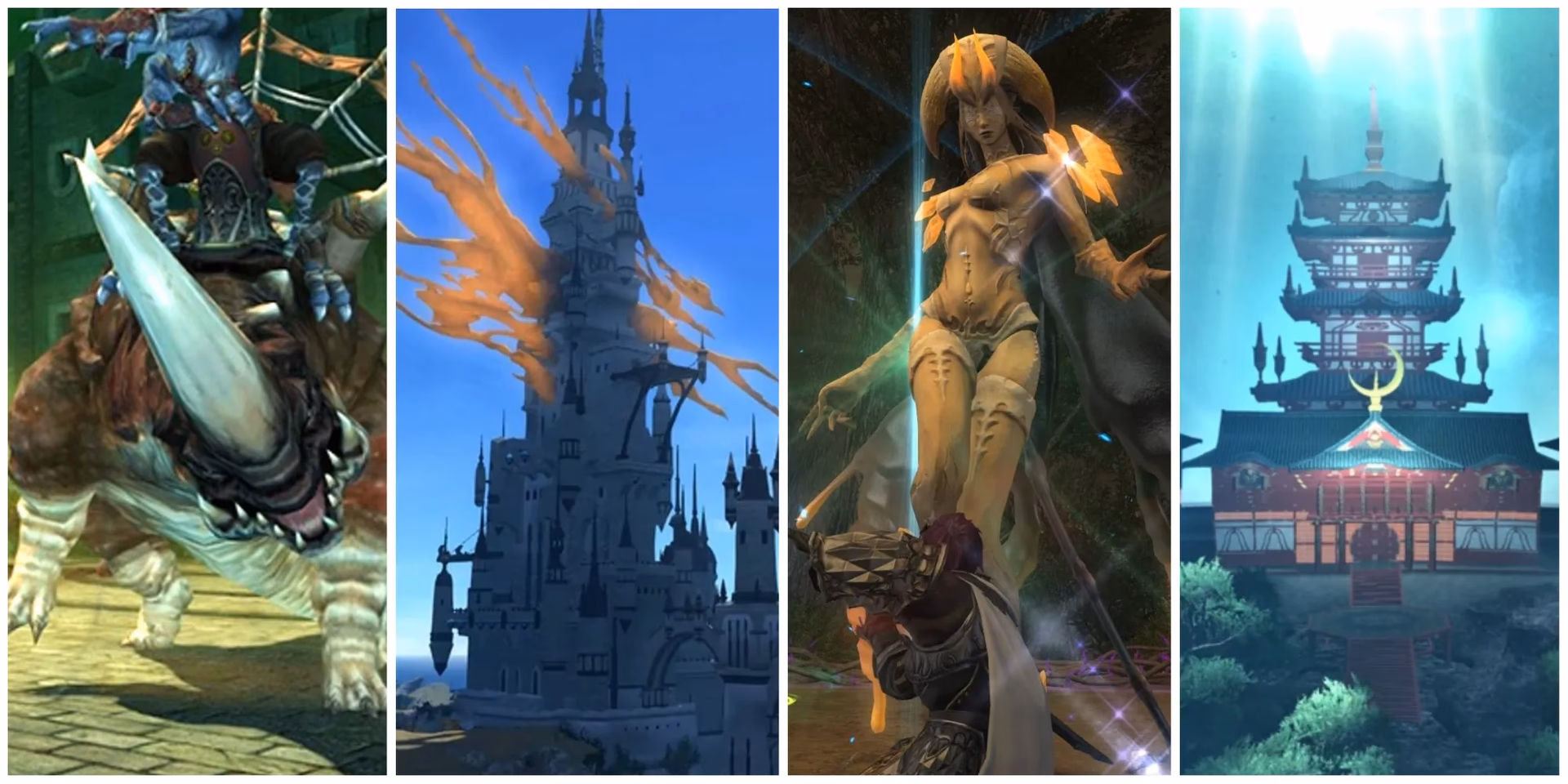 How many dungeons are there in FFXIV?