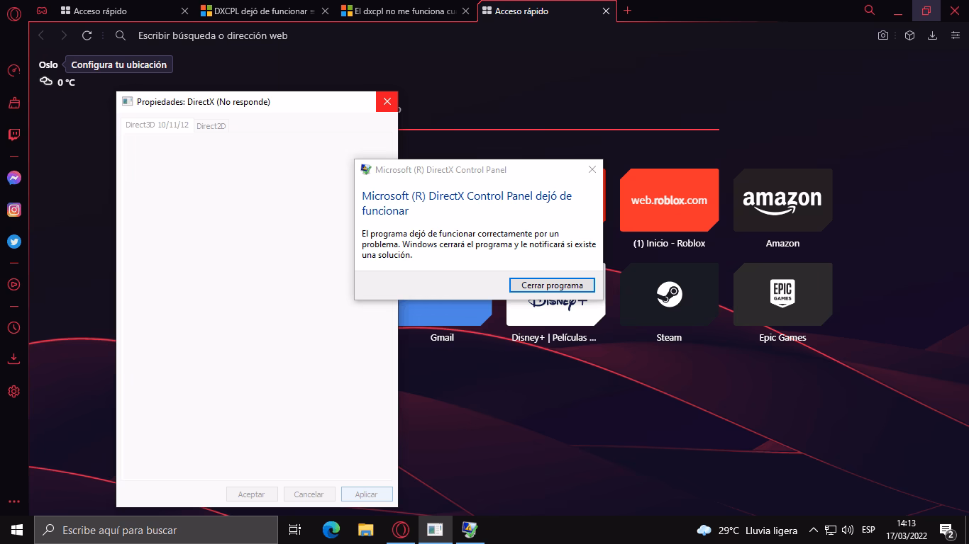 How do I download dxcpl on Windows 7?