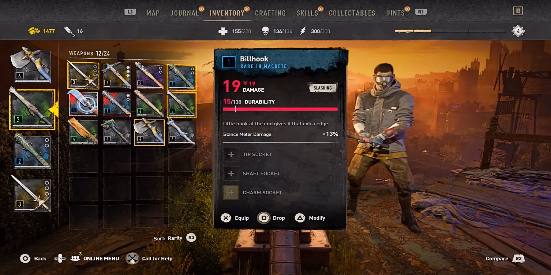 When were guns introduced in Dying Light?