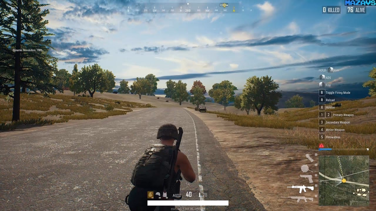 How do I change the resolution in PUBG?
