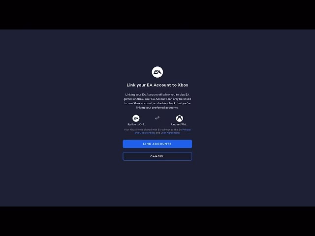 How do I link my EA account?