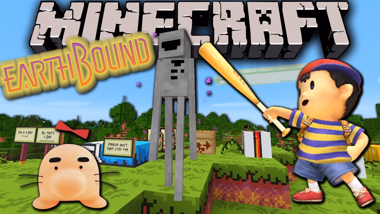 Where can I download Minecraft EarthBound texture packs?
