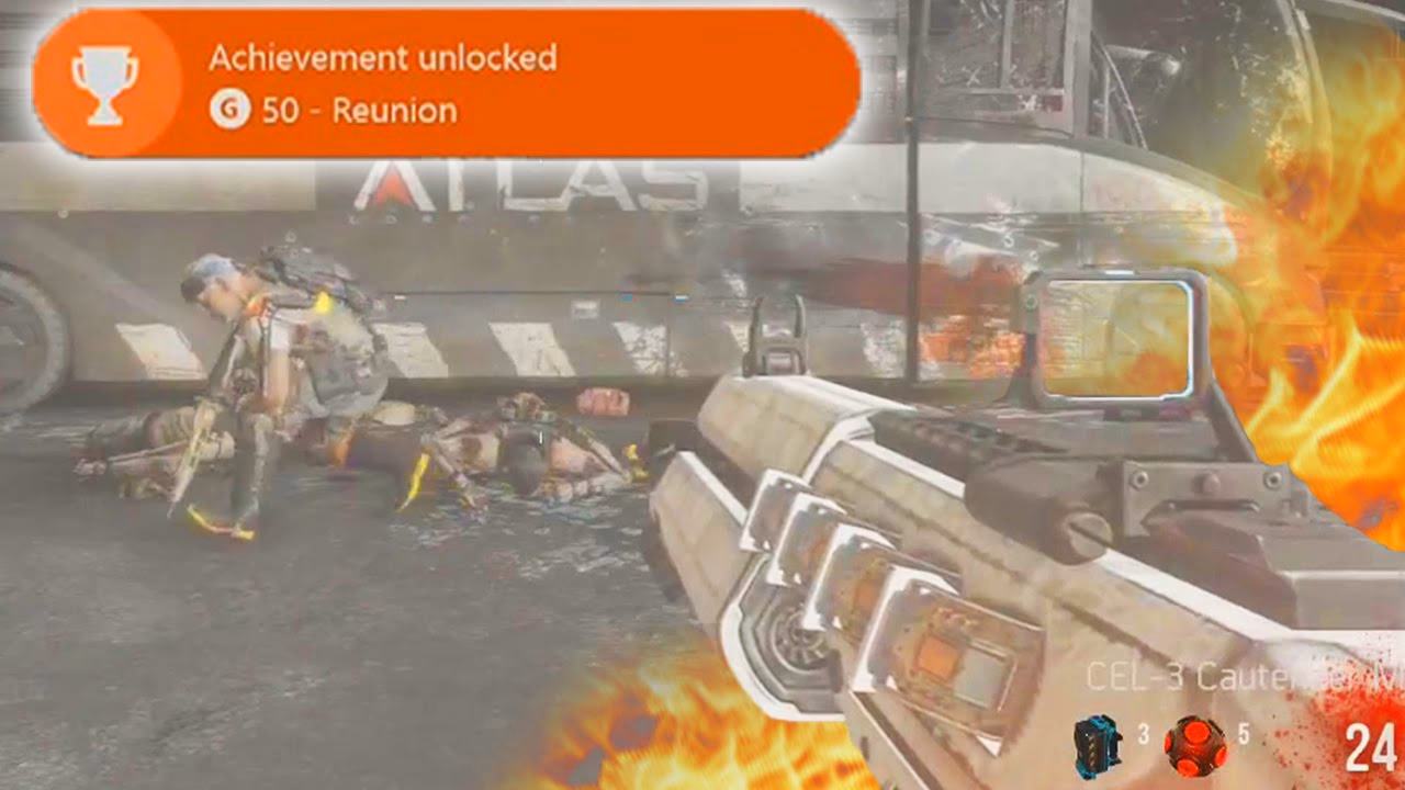 What is the descent map Easter egg in Call of Duty Advanced Warfare reckoning?