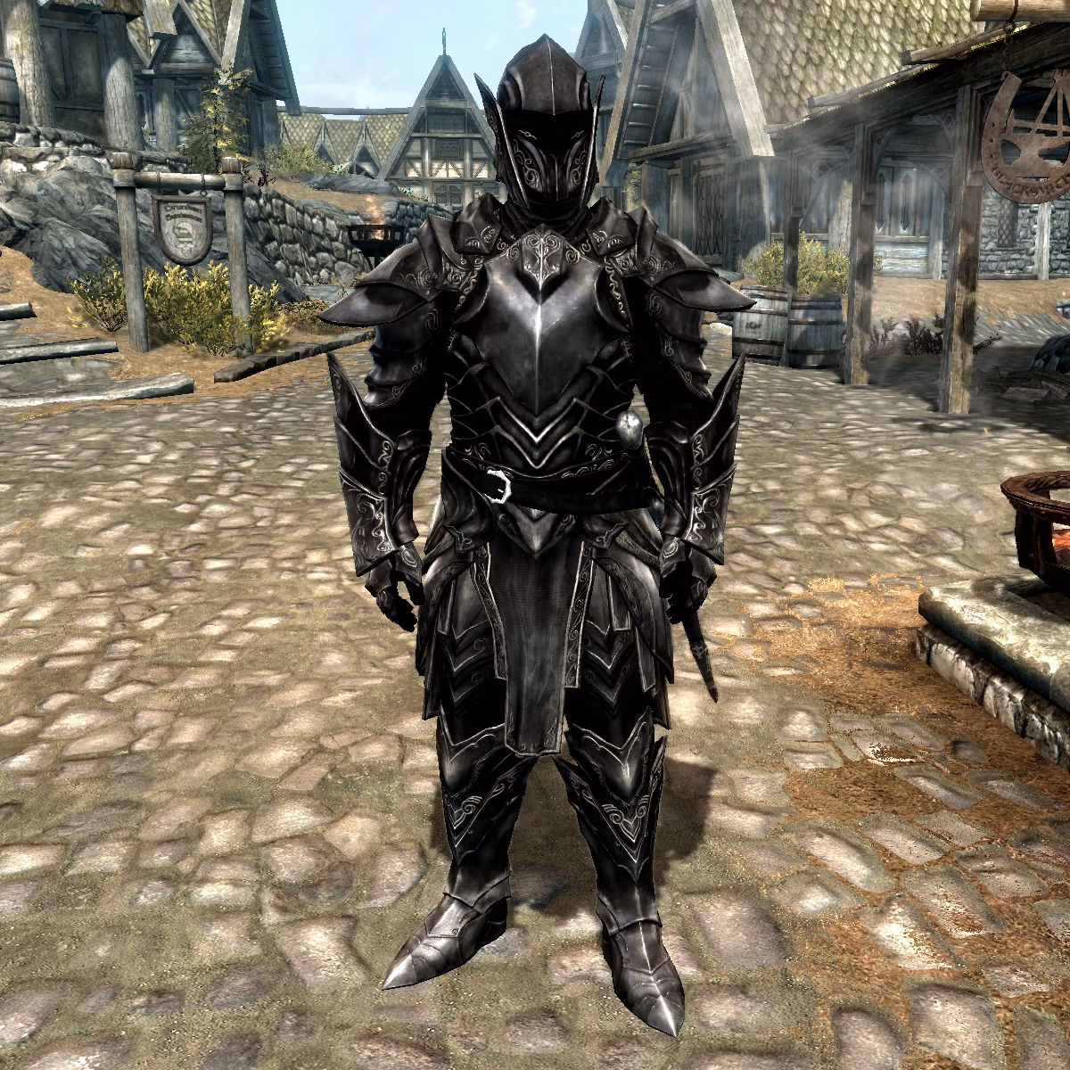 What level is Ebony Warrior in Skyrim?