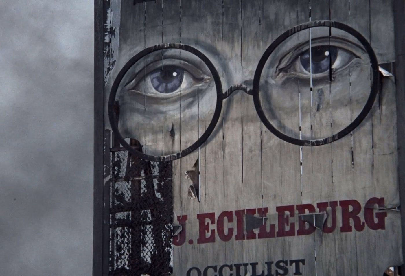 What does Dr Eckleburg symbolize in the Great Gatsby?