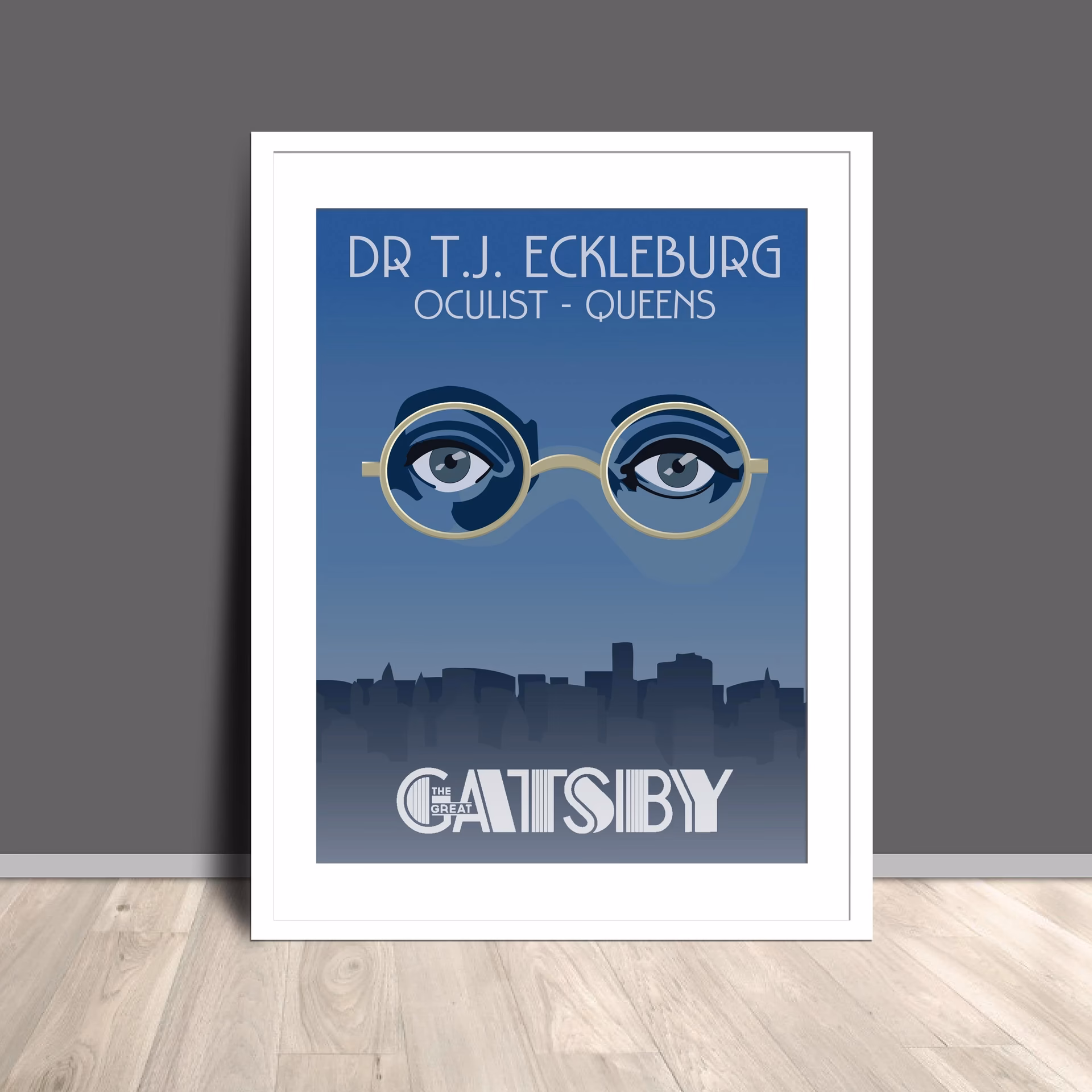 What does Dr Eckleburg symbolize in the Great Gatsby?
