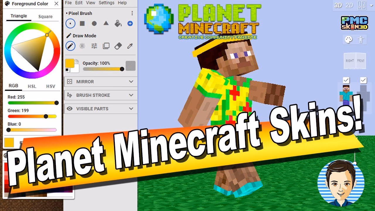 How do I customize Minecraft skins?