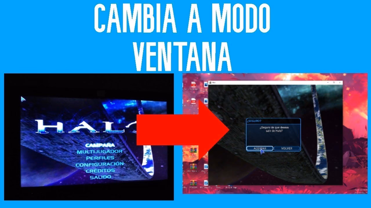 ¿Por qué no puedo jugar en modo ventana?