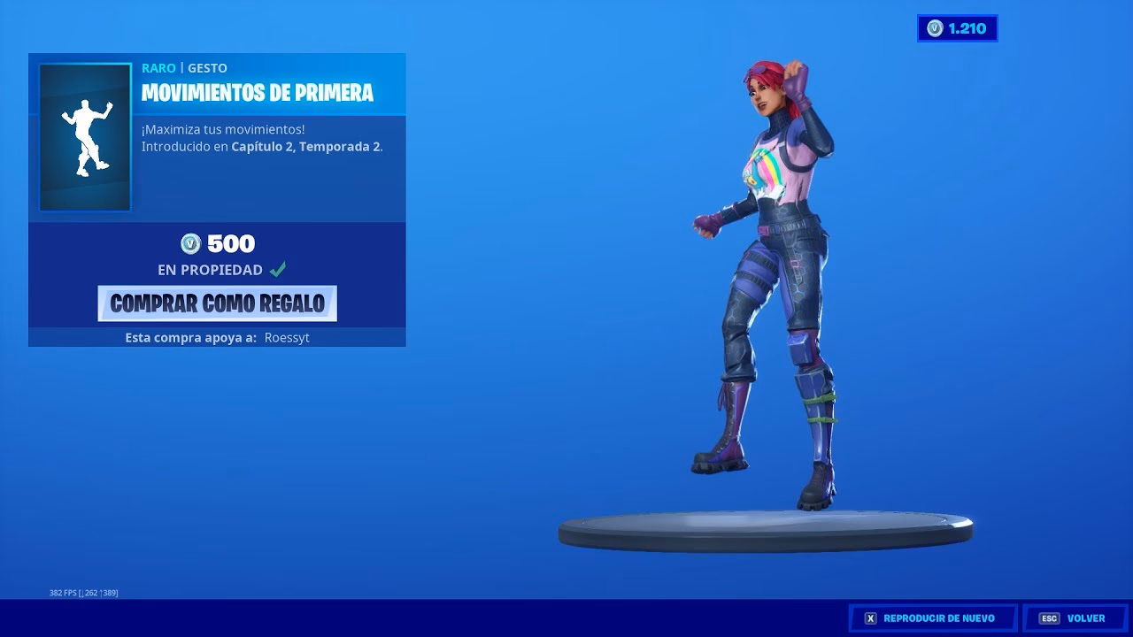 ¿Cuánto cuesta el emote de Fortnite?
