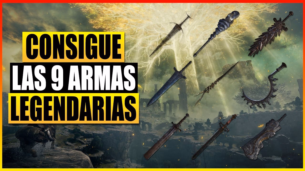 ¿Cómo conseguir armas legendarias en Elden Ring?