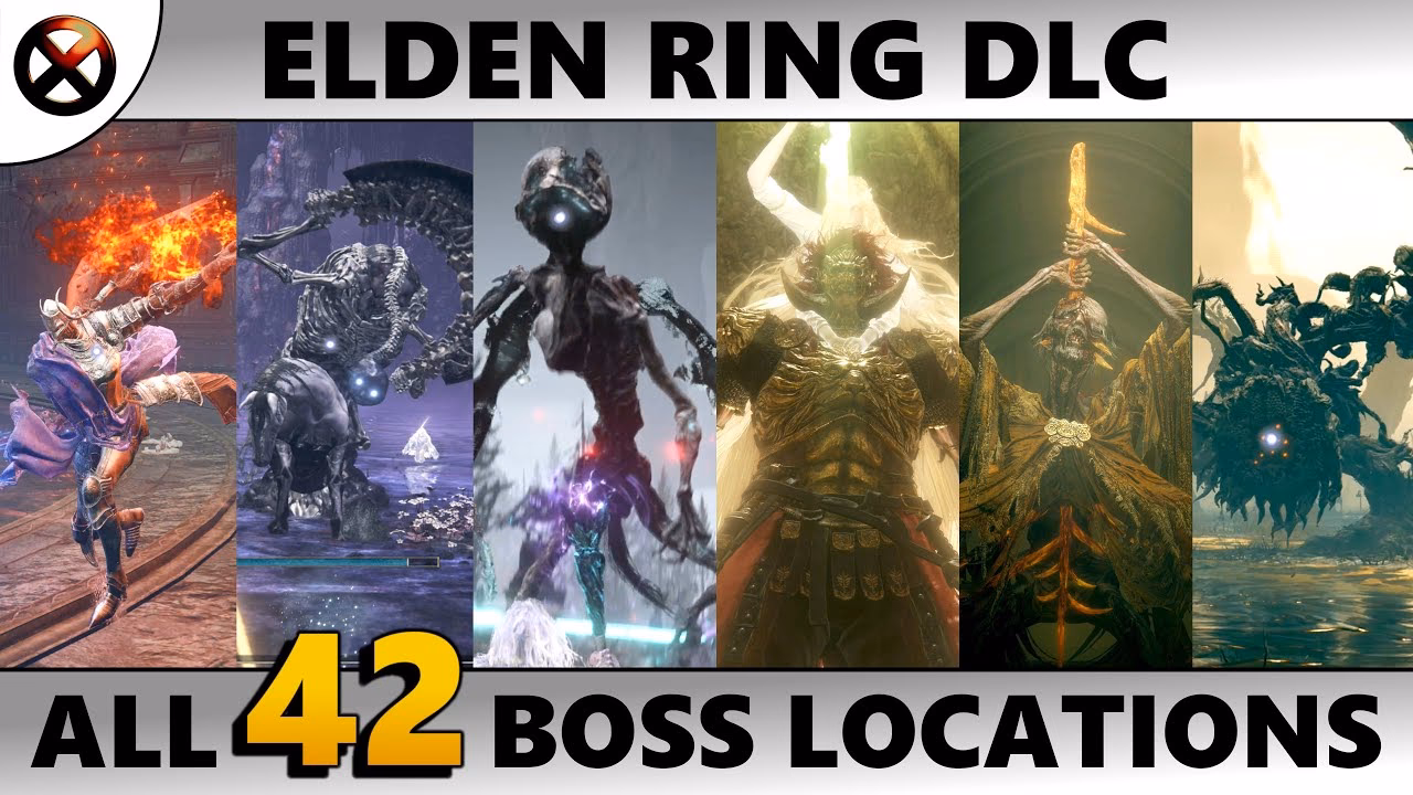 Where can I find all DLC bosses in Elden Ring Shadow of the erdtree?
