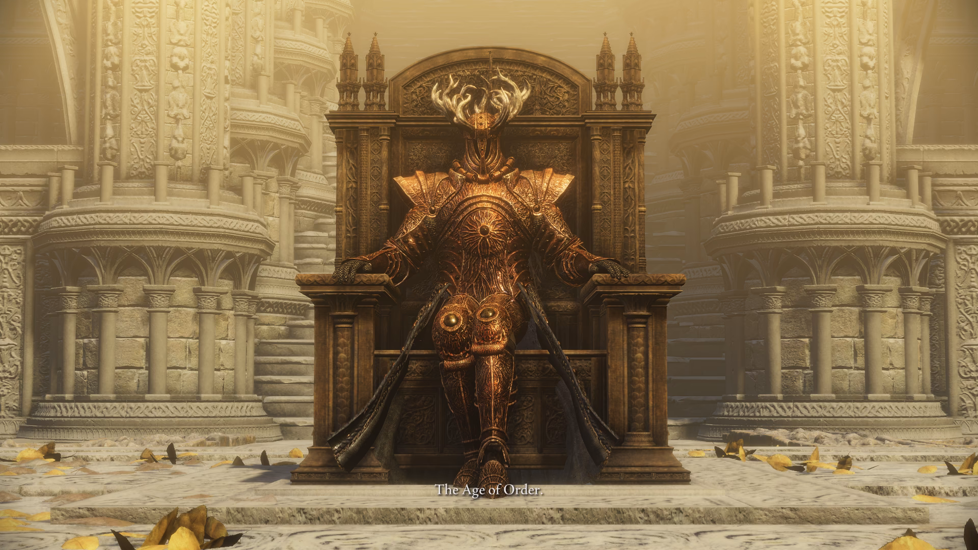 Does the tarnished mend the Elden Ring?