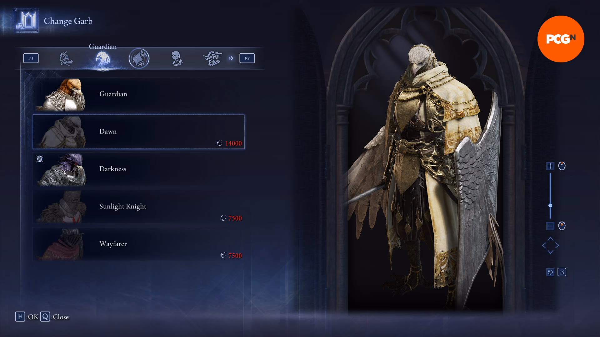 How do you change outfits in Elden Ring nightreign?