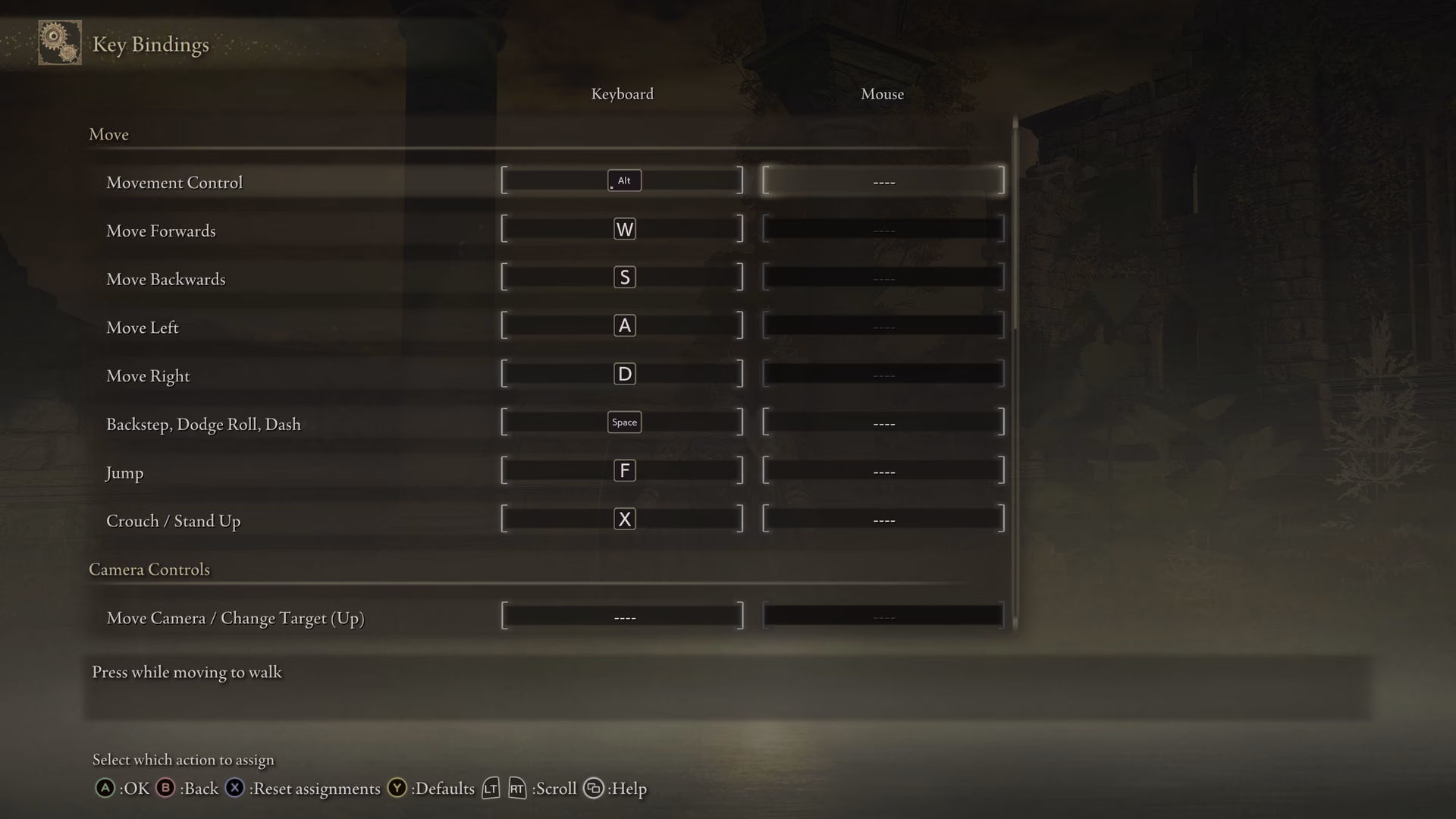 Are Elden Ring controls re-bindable?