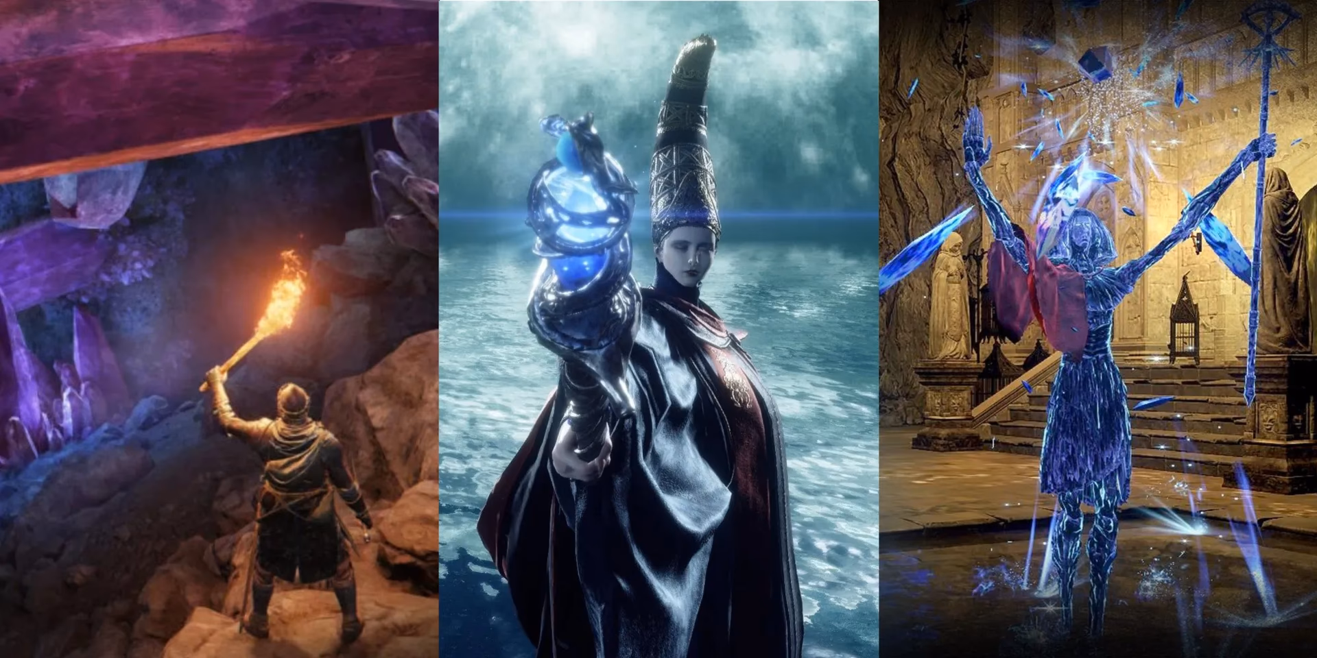How do you cast a sorcery spell in Elden Ring?
