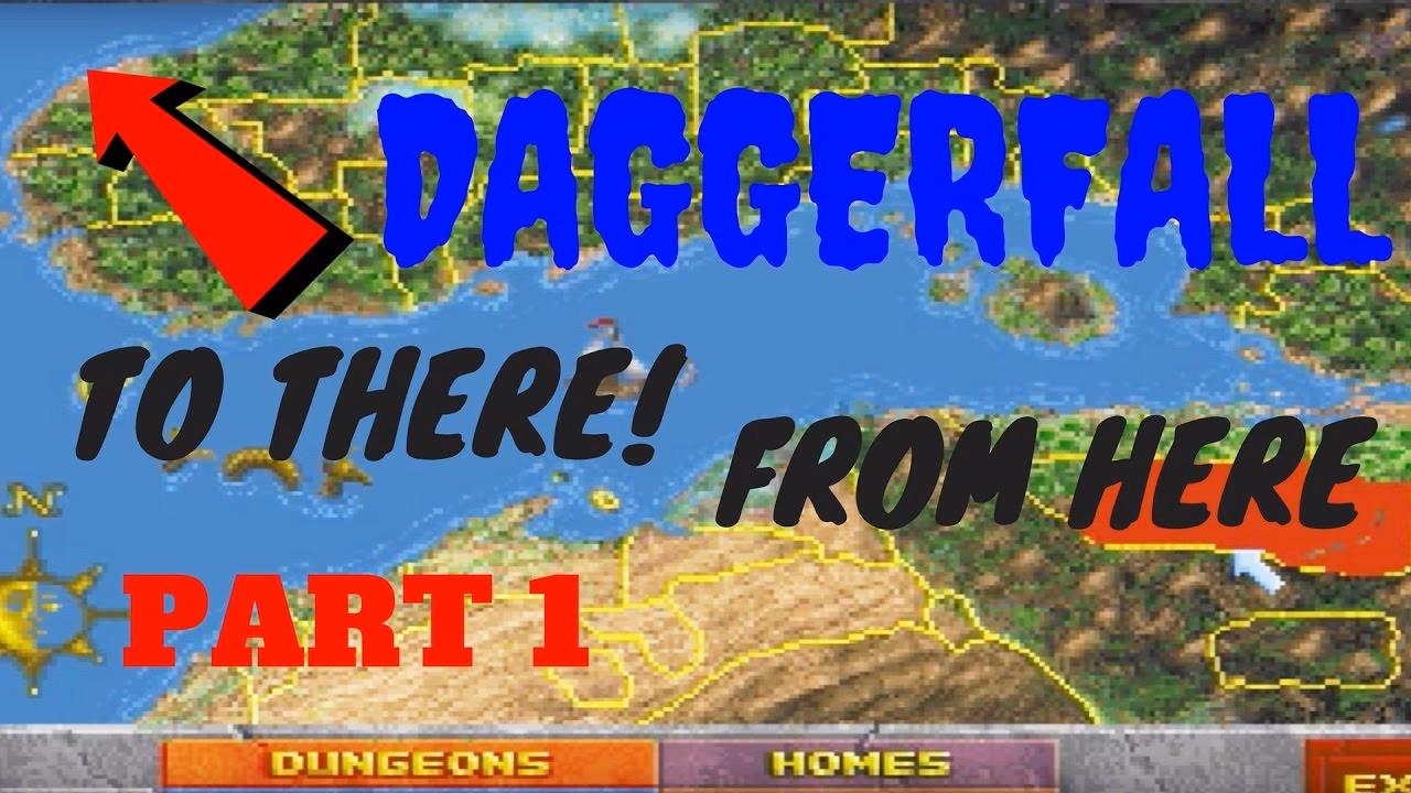 How do I get a map of Daggerfall?