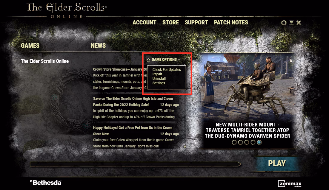 How do I get a free trial of Elder Scrolls Online?