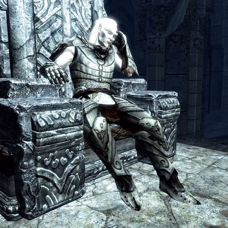 What happened to the snow elves in Skyrim?