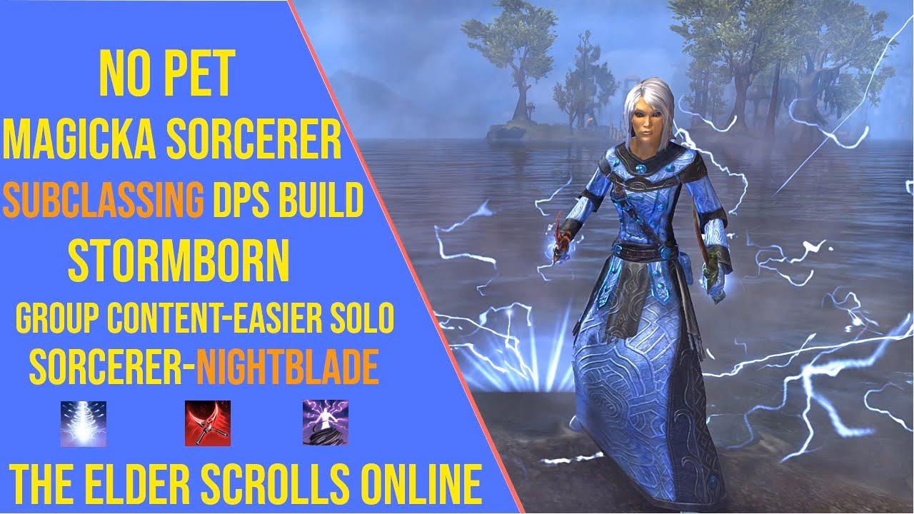What skills do sorcerers use in Elder Scrolls Online?