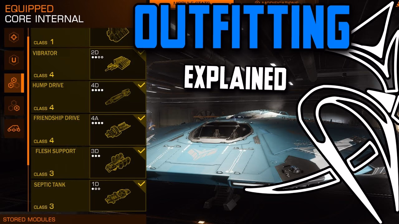 How many modules can you store in Elite Dangerous?