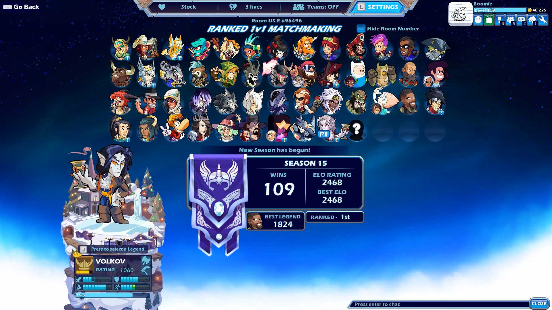 Is there an Elo calculator on Brawlhalla?