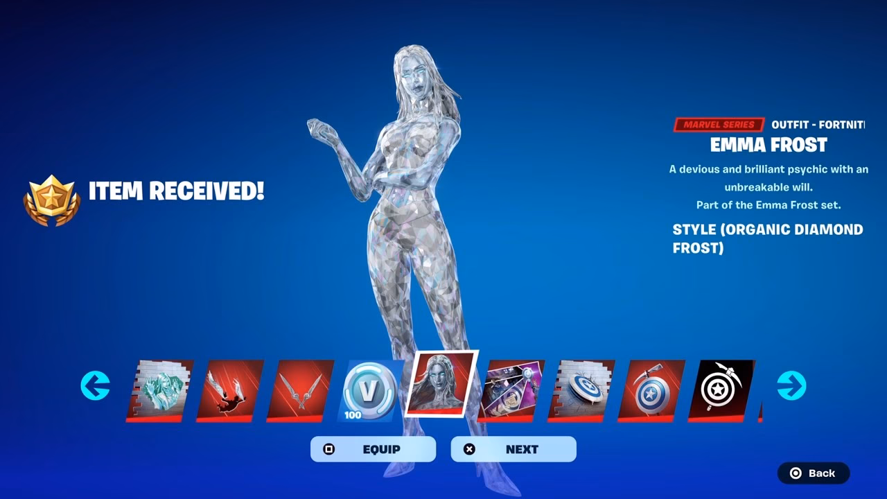Who is Emma Frost in Fortnite Chapter 5 Season 4?