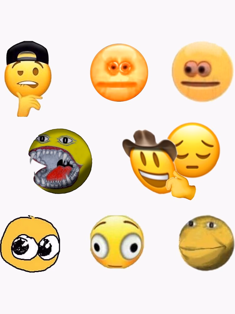 When did the cursed emoji go viral?