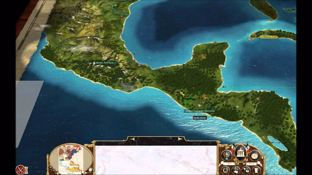 Is Mexico a major nation in Empire Total War?