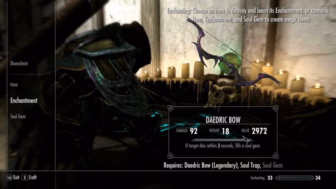 How do you enchant in Skyrim?