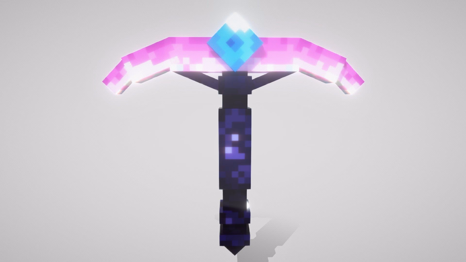 How does an enderite pickaxe function?