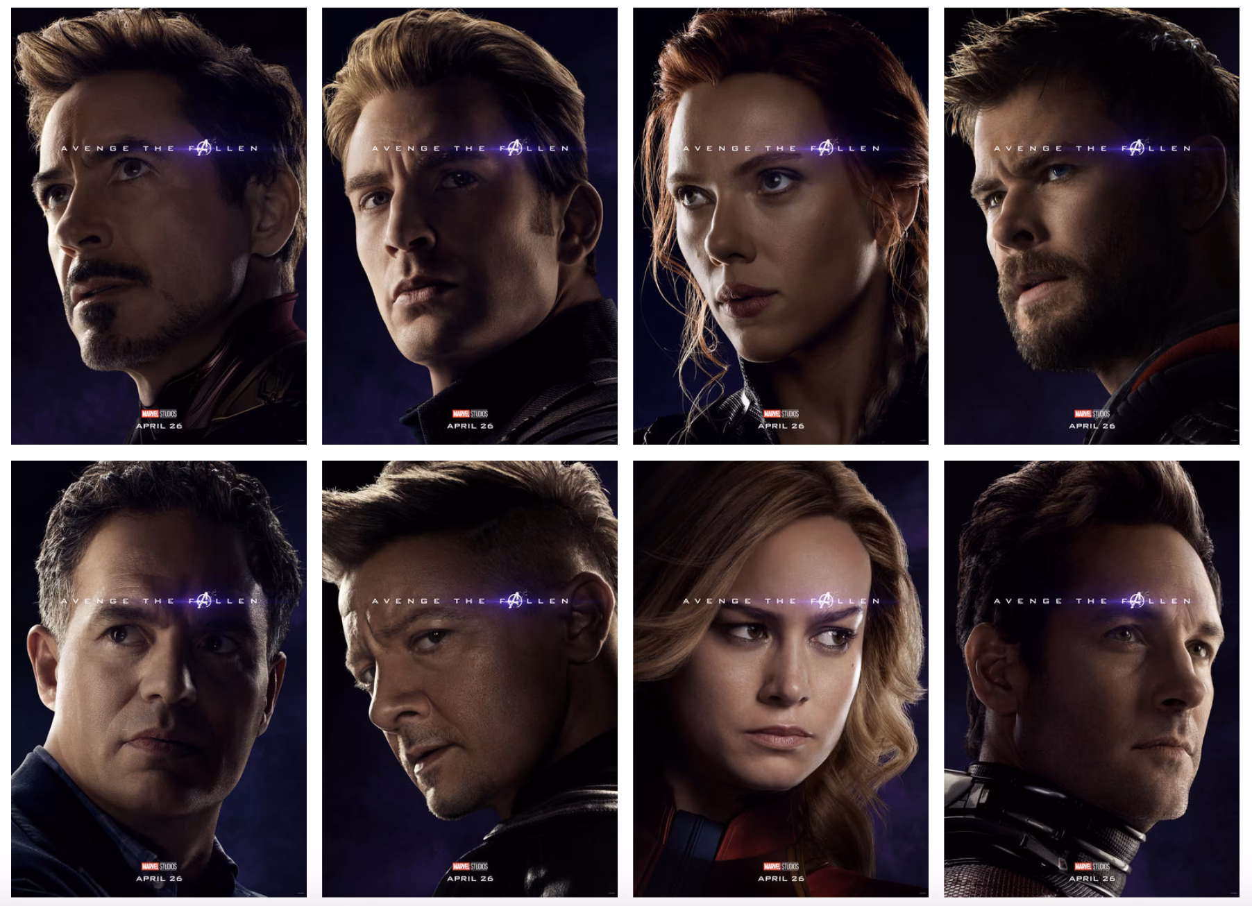 How many free templates for 'Avengers Endgame'?